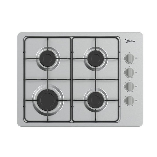 Encimera a Gas 4 Quemadores Gris 60cm